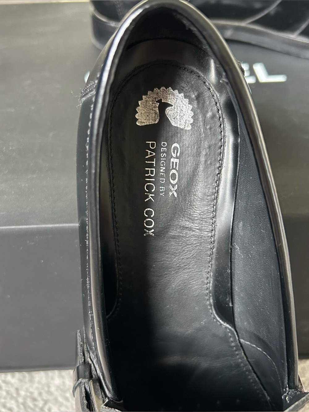 Geox by Patrick Cox Real Patent Leather Loafers - Picture 4 of 4